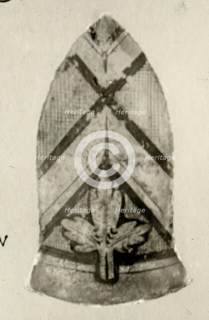 Glass Fragment, French, 14th century. Creator: Unknown.