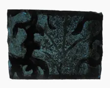 Glass Fragment, French (?), 14th century. Creator: Unknown