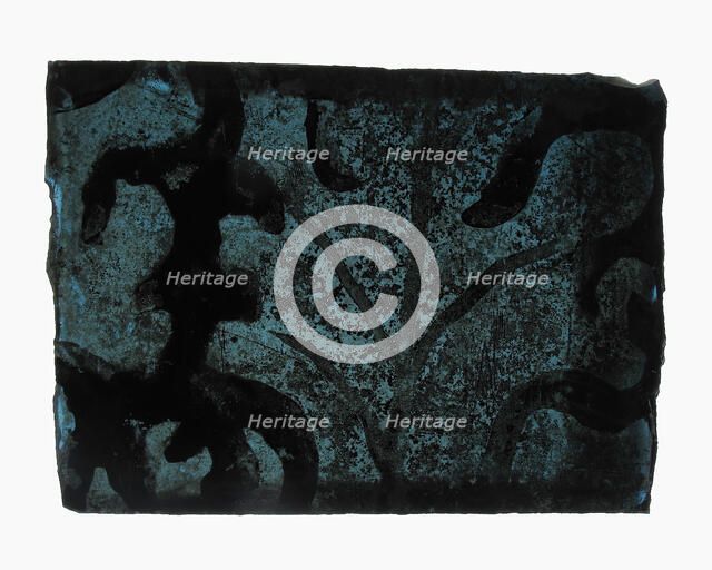 Glass Fragment, French (?), 14th century. Creator: Unknown.