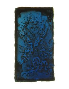 Glass Fragment, French, 15th century. Creator: Unknown
