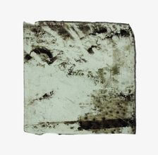 Glass Fragment, French, 15th century. Creator: Unknown