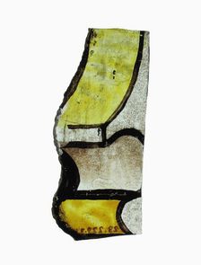 Glass Fragment, French (?), 16th century. Creator: Unknown