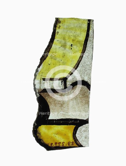 Glass Fragment, French (?), 16th century. Creator: Unknown.