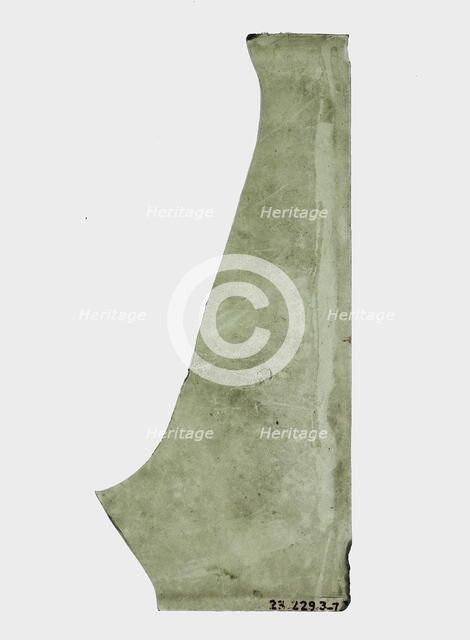 Glass Fragment, French, 1775. Creator: Unknown.