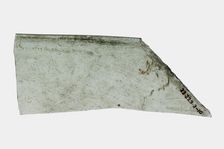 Glass Fragment, French, 17th century. Creator: Unknown