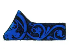 Glass Fragment, French, 12th-14th century. Creator: Unknown