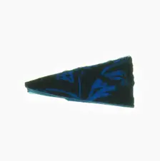Glass Fragment, French, 12th-14th century. Creator: Unknown