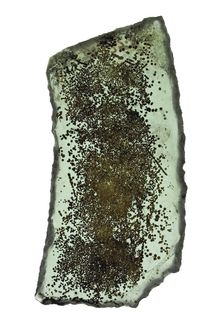 Glass Fragment, French, 12th century. Creator: Unknown