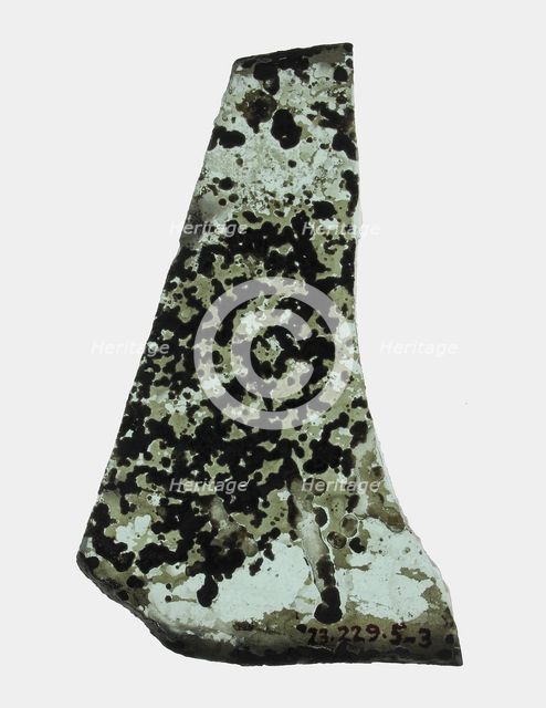 Glass Fragment, French, 12th century. Creator: Unknown.