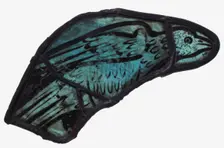 Glass Fragment, French (?), 13th-14th century. Creator: Unknown
