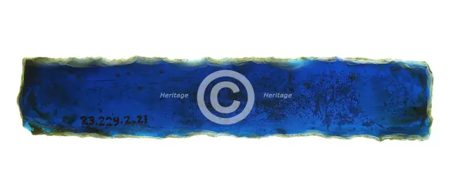 Glass Fragment, French, 13th century. Creator: Unknown.