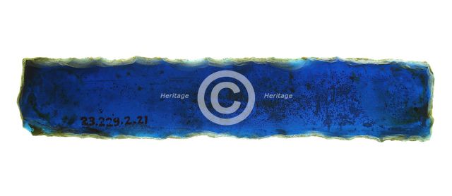 Glass Fragment, French, 13th century. Creator: Unknown.