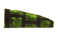 Glass Fragment, French, 13th century. Creator: Unknown