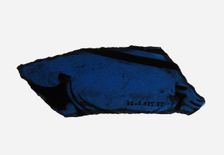 Glass Fragment, French, 13th century. Creator: Unknown
