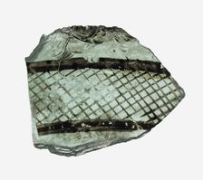 Glass Fragment, French, 13th century. Creator: Unknown