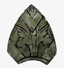 Glass Fragment, French, 13th century. Creator: Unknown