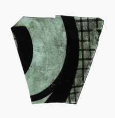 Glass Fragment, French, 13th century. Creator: Unknown