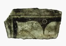 Glass Fragment, French, 13th century. Creator: Unknown