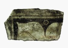 Glass Fragment, French, 13th century. Creator: Unknown