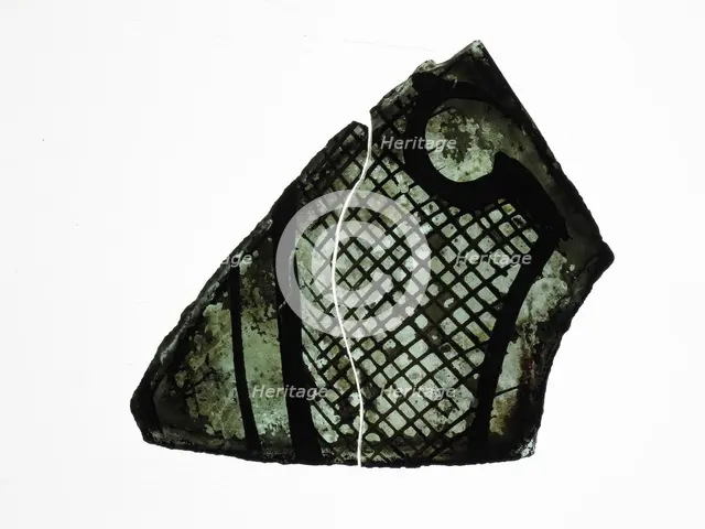Glass Fragment, French, 13th century. Creator: Unknown.
