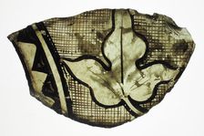 Glass Fragment, French or British, ca.1300. Creator: Unknown