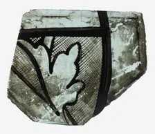 Glass Fragment, French or British, late 13th century. Creator: Unknown