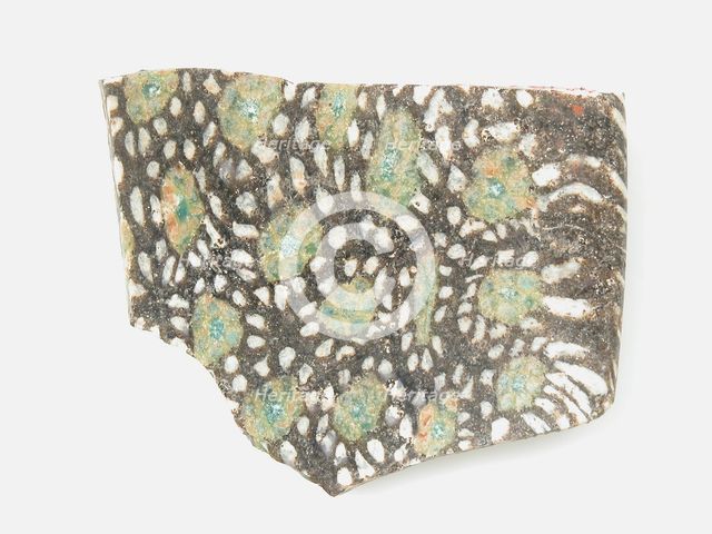 Glass Fragment from a Vessel, Coptic, 4th-early 5th century. Creator: Unknown.