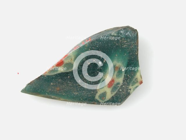 Glass Fragment from a Vessel, Coptic, 4th-early 5th century. Creator: Unknown.