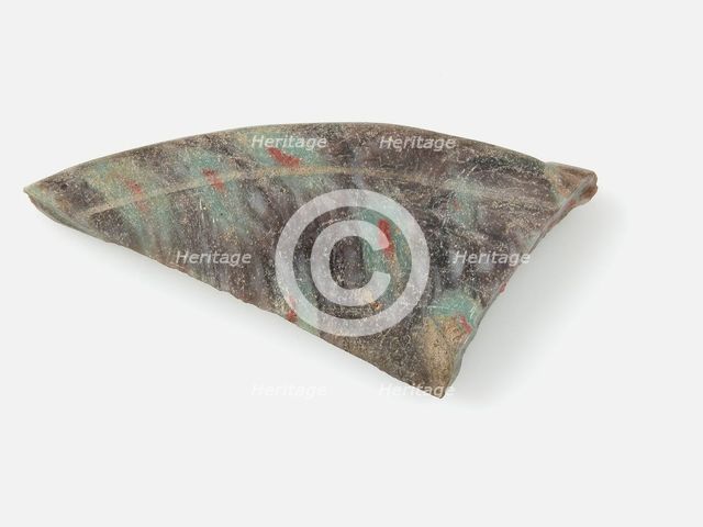 Glass Fragment from a Vessel, Coptic, 4th-early 5th century. Creator: Unknown.
