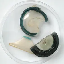Glass Fragments, Coptic, 4th-7th century. Creator: Unknown