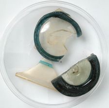Glass Fragments, Coptic, 4th-7th century. Creator: Unknown