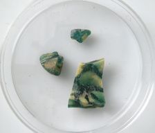 Glass Fragments, Coptic, 4th-7th century. Creator: Unknown