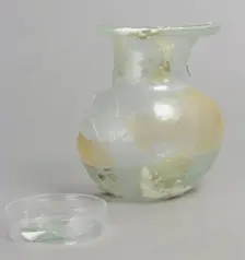 Glass Fragments, Coptic, 4th century. Creator: Unknown