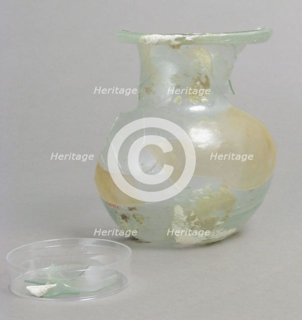 Glass Fragments, Coptic, 4th century. Creator: Unknown.