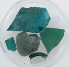 Glass Fragments, Coptic, 4th century. Creator: Unknown