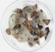 Glass Fragments, Coptic, 4th century. Creator: Unknown