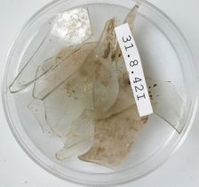 Glass Fragments, Coptic, 4th century. Creator: Unknown