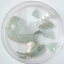 Glass Fragments, Coptic, 4th century. Creator: Unknown