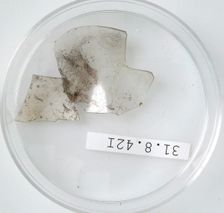 Glass Fragments, Coptic, 4th century. Creator: Unknown