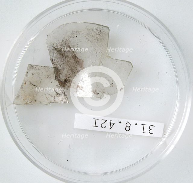 Glass Fragments, Coptic, 4th century. Creator: Unknown.