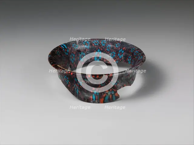 Glass Fragments, Coptic, 4th-early 5th century. Creator: Unknown.