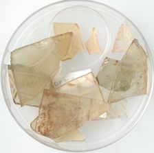 Glass Fragments, Coptic, 4th-early 5th century. Creator: Unknown
