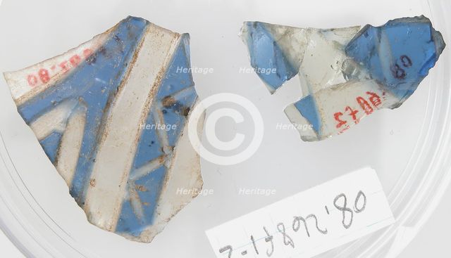 Glass Fragments, Coptic, 4th-early 5th century. Creator: Unknown.