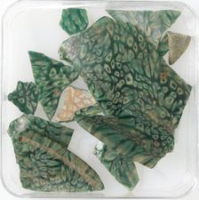 Glass Fragments, Coptic, 4th-early 5th century. Creator: Unknown