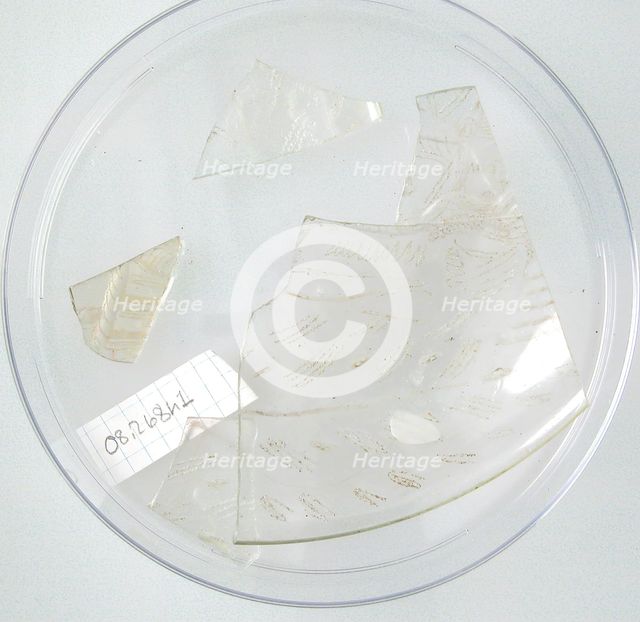 Glass Fragments, Coptic, 4th-early 5th century. Creator: Unknown.