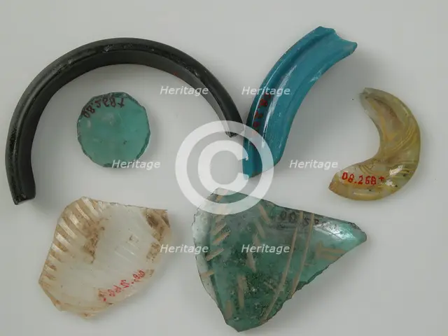 Glass Fragments, Coptic, 4th-early 5th century. Creator: Unknown.