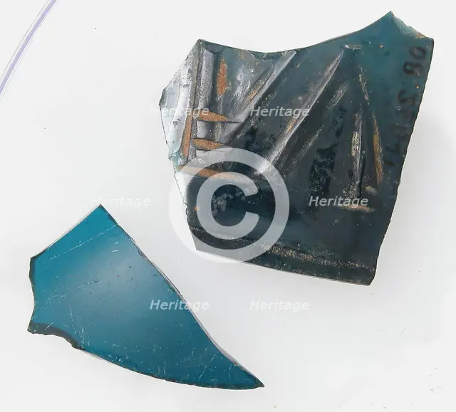 Glass Fragments, Coptic, 4th-early 5th century. Creator: Unknown.