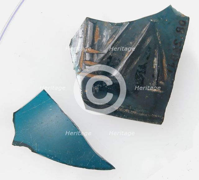 Glass Fragments, Coptic, 4th-early 5th century. Creator: Unknown.