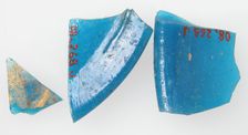 Glass Fragments, Coptic, 4th-early 5th century. Creator: Unknown