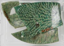 Glass Fragments, Coptic, 4th-early 5th century. Creator: Unknown